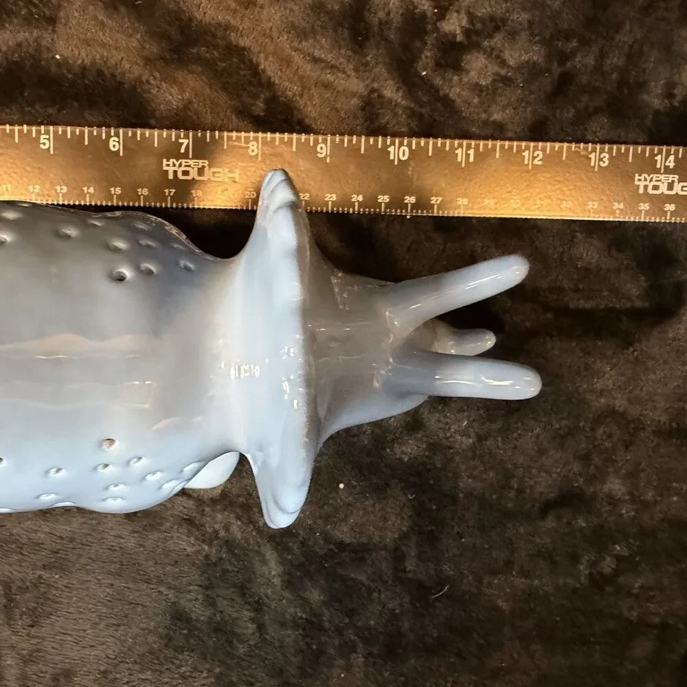 Dinosaur Triceratops Night Light Blue Desk Lamp Decor Plug In Children’s Bedside